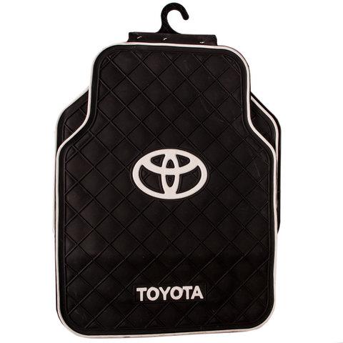 Набор полиуретановых ковриков с логотипом в автомобиль (Toyota)