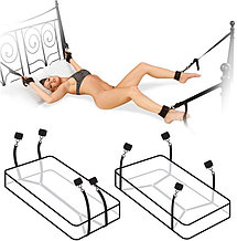 Бондажный набор для кровати Frisky Under the Bed restraint system (черный, розовый)