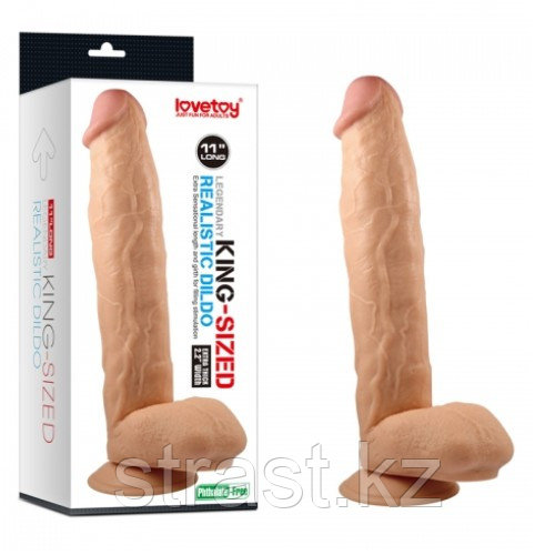 Гигантский фаллос реалистик 28 см. King-sized Realistic Dildo
