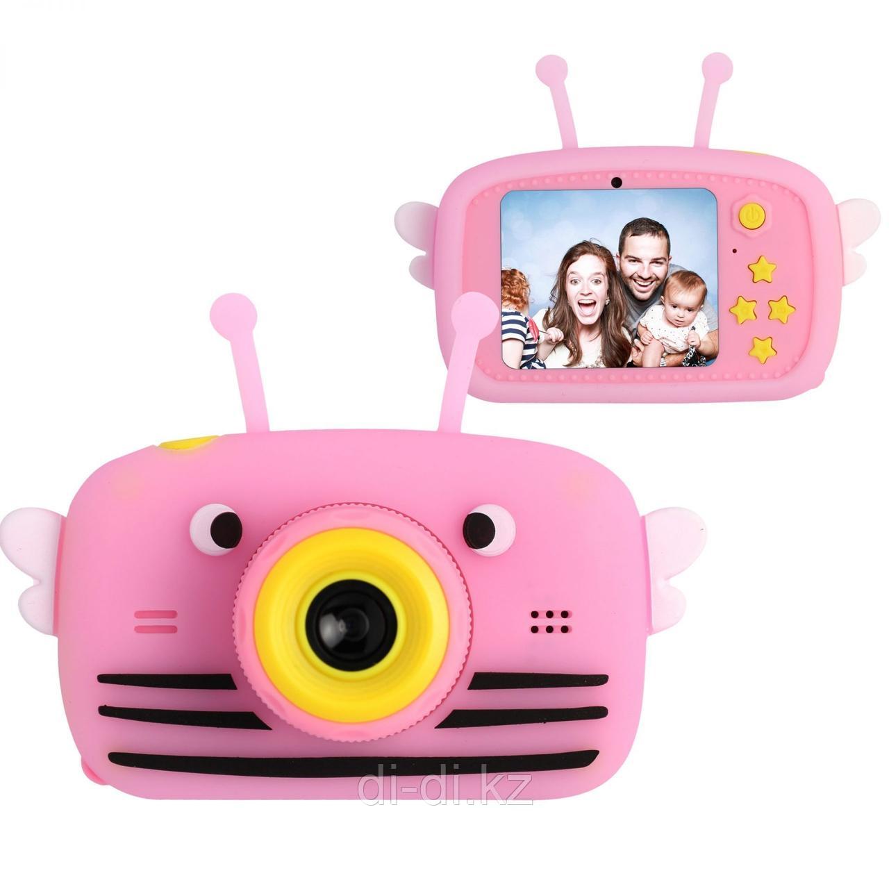 Детский цифровой фотоаппарат Пчелка Children's Fun Camera Bee