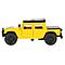 ТехноПарк Металлическая инерционная модель Hummer H1 пикап, жёлтый, 12 см., фото 4