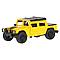 ТехноПарк Металлическая инерционная модель Hummer H1 пикап, жёлтый, 12 см., фото 2