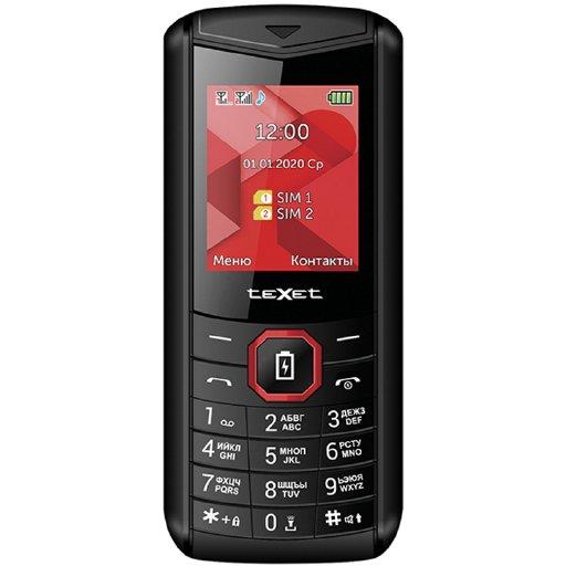 Мобильный телефон Texet TM-D206 черно красный, фото 1
