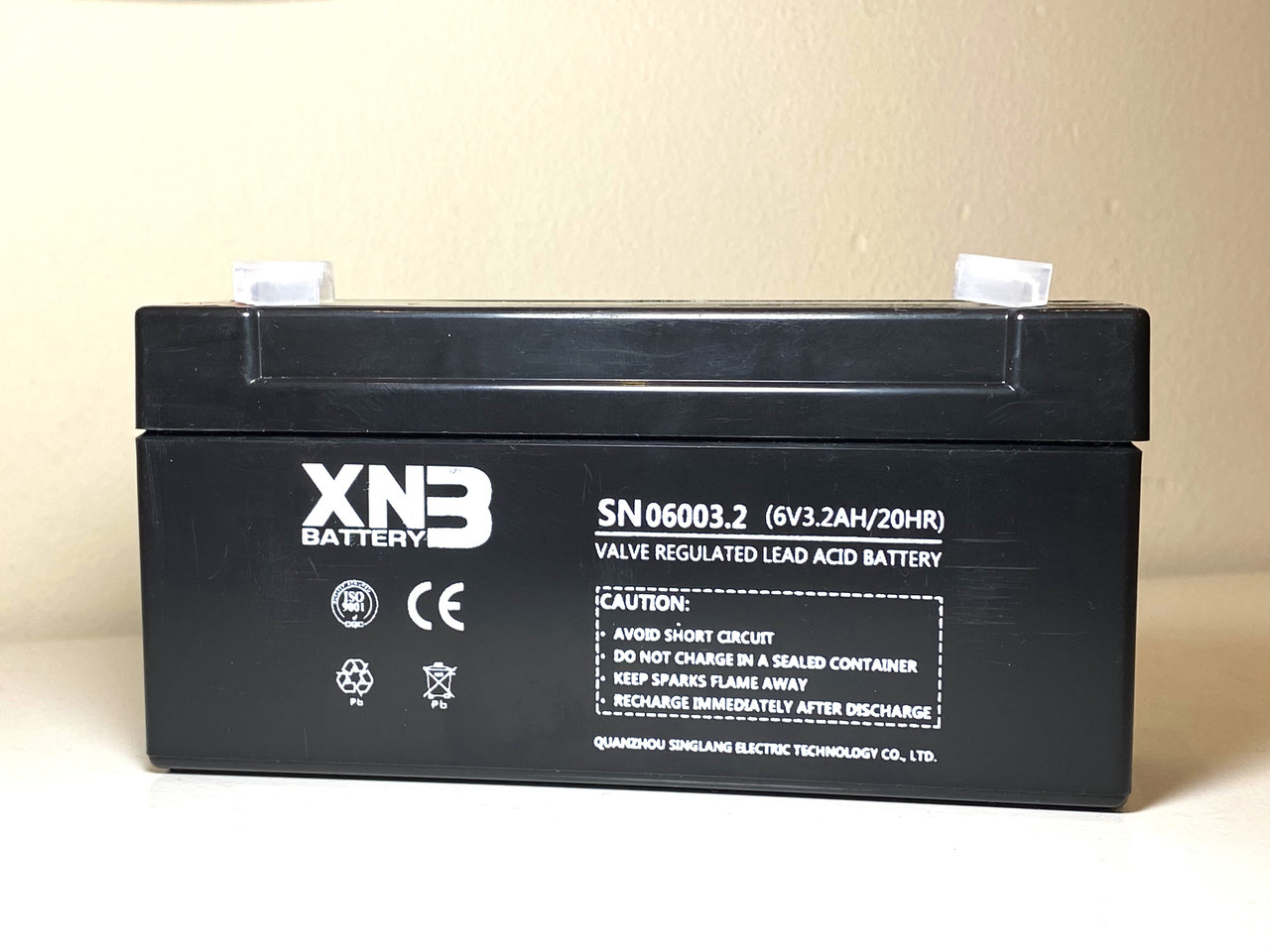 Аккумулятор XNB SN06003.2 (6В, 3.2Ач) - фото 3 - id-p85577665