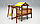 Детская площадка Савушка BABY-2 (play), с рукоходом, скалодромом, биноклем, рулём, турником, горкой, фото 3