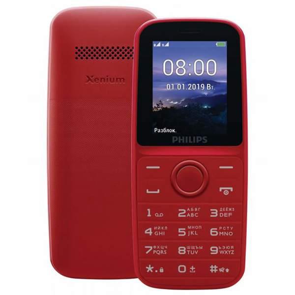 Мобильный телефон Philips E109 красный, фото 1