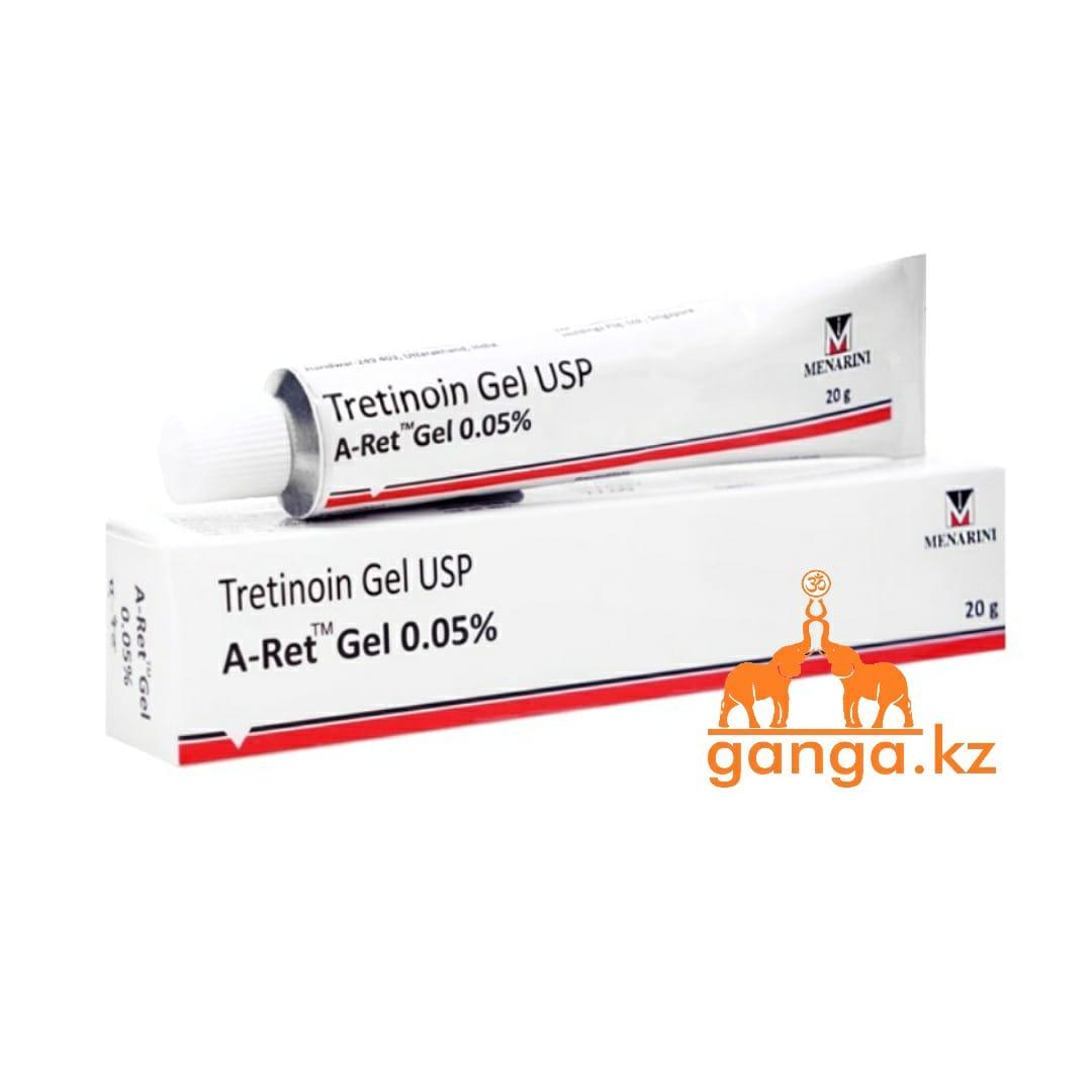 Третиноин Гель 0.05% (A-Ret Tretinoin Gel USP), 20 г. - фото 1 - id-p85601234