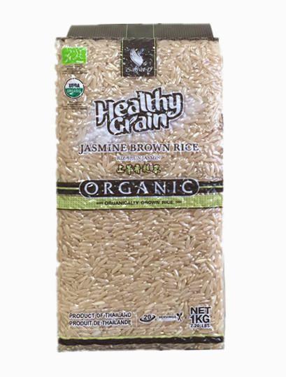 Органический Рис Жасмин Коричневый Healthy Grain
