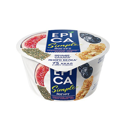 Йогурт Epica Simple 1,6% 130г, фото 2