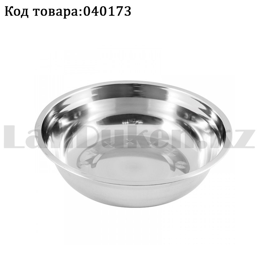 Миска кухонная из нержавеющей стали без крышки круглая маленькая диаметр 14,5 см
