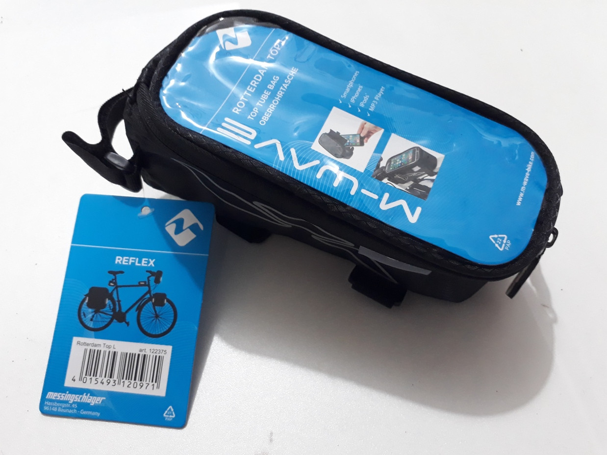 Сумка для велосипеда на раму под смартфон "M-Wave". Немецкий бренд. Рассрочка. Kaspi RED - фото 1 - id-p85609347