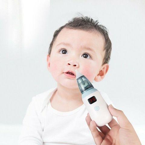 Аспиратор детский аккумуляторный 2-в-1 BABY NOSE с LED-дисплеем и регулятором мощности - фото 4 - id-p85627809