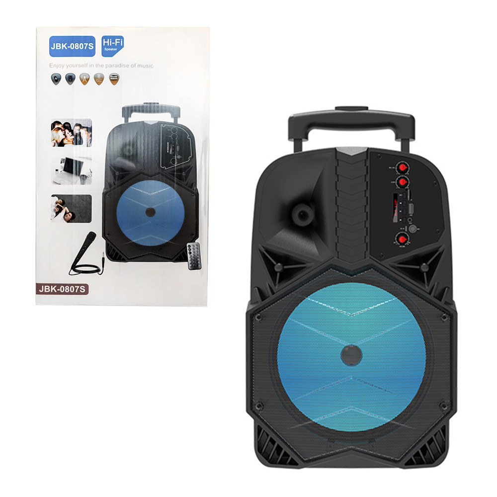Портативная караоке-система Bluetooth JBK 0807S, Black