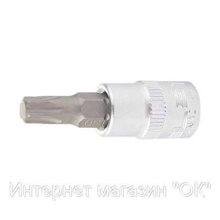 Головка с битой вставкой H5, квадрат 1/4, CrV Stels, фото 2