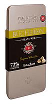 Bucheron горький шоколад с фисташками в железной упаковке  100гр (10шт - упак)