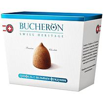 Bucheron шоколадные конфеты Трюфель с цельным фундуком в картоне  175гр (6шт - упак)