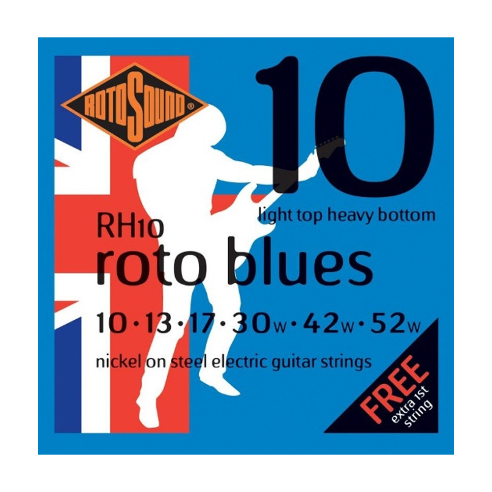 Струны для электрогитары Rotosound Roto Blues RH10 - фото 1 - id-p79768255