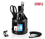 Настольный набор DELI "E38250A", 14 предметов, черный