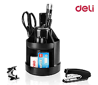 Настольный набор DELI "E38250A", 14 предметов, черный