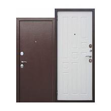 Дверь металлическая 7,5см Гарда Медный антик Белый ясень (860мм) правая
