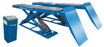 ПОДЪЕМНИК N634-4 ножничный для сход-развала, напольный 4 т, 380 В
