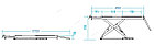 ПОДЪЕМНИК N634-4 ножничный для сход-развала, напольный 4 т, 380 В, фото 2