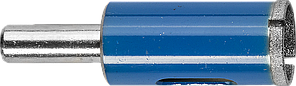 Сверло алмазное трубчатое по стеклу и кафелю, d=14 мм, зерно Р 100, ЗУБР Профессионал 29860-14