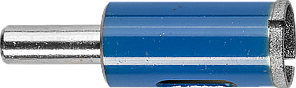 Сверло алмазное трубчатое по стеклу и кафелю, d=16 мм, зерно Р 100, ЗУБР Профессионал 29860-16