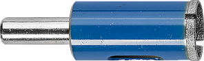 Сверло алмазное трубчатое по стеклу и кафелю, d=18 мм, зерно Р 100, ЗУБР Профессионал 29860-18