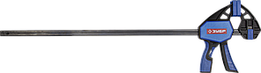 Струбцина ЗУБР"Профессионал"ручная пистолетная, корпус нейлон,армир фиберглассом,двухкомп ручки,метал