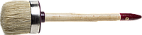 Кисть круглая ЗУБР "УНИВЕРСАЛ - МАСТЕР", светлая щетина, деревянная ручка, №12, 45мм