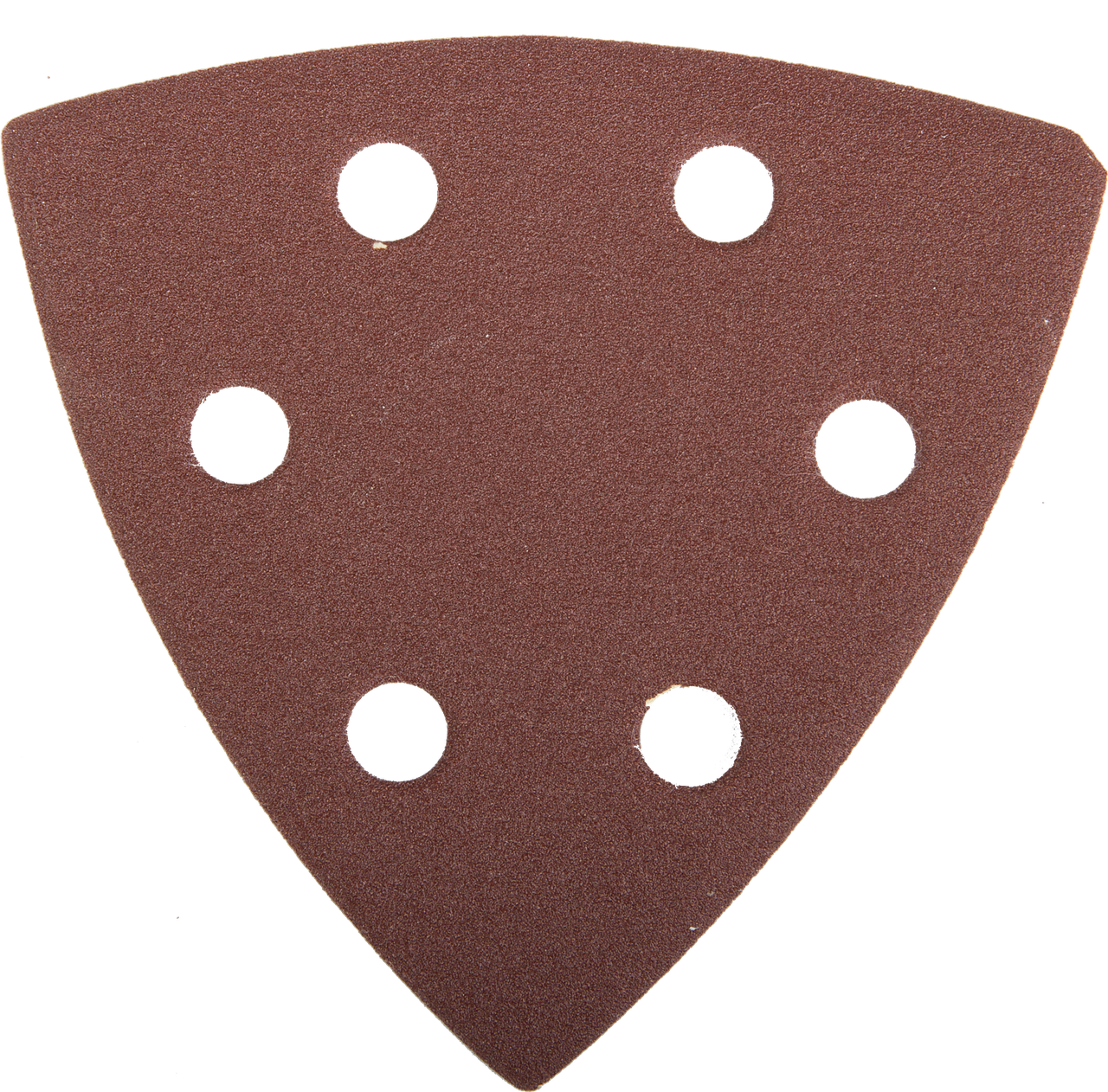 Треугольник шлифовальный ЗУБР "Мастер" универсальный на велкро основе, 6 отверстий, Р320, 93х93х93мм, 5шт