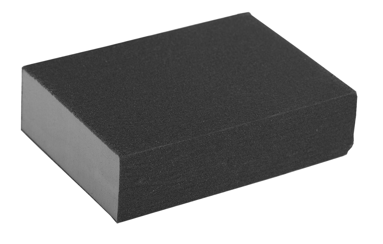 Губка шлифовальная ЗУБР "ЭКСПЕРТ" четырехсторонняя, SiC, средняя жесткость, Р320, 100х68х26 мм - фото 1 - id-p4224476