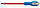 ЗУБР "ПРОФИ ЭЛЕКТРИК". Отвертка Cr-V, трехкомпонент рукоятка, высоковольтная до ~1000В, SL, 8,0x175 мм, фото 2