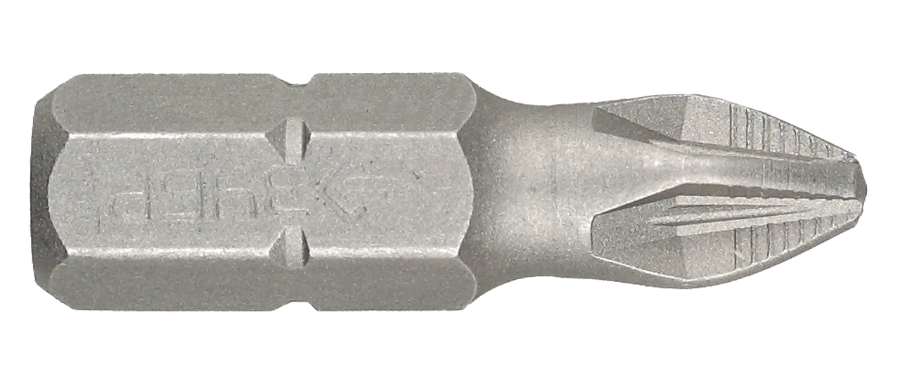 Биты ЗУБР "Мастер" кованые, хромомолибденовая сталь, тип хвостовика C 1/4", PZ2, 25мм, 2шт