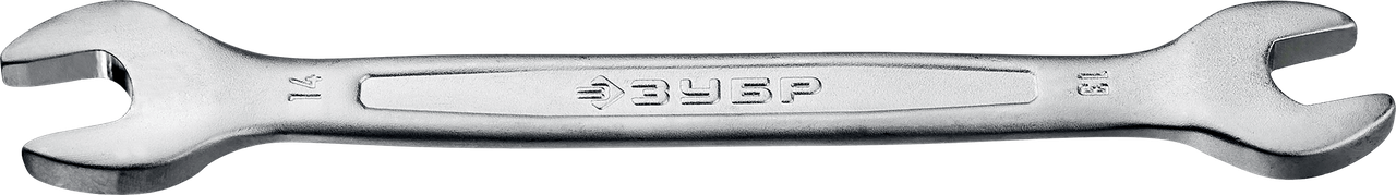 Рожковый гаечный ключ 13 x 14 мм, ЗУБР - фото 1 - id-p37032402