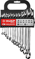 Набор комбинированных гаечных ключей 12 шт, 6 - 22 мм, ЗУБР