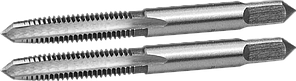 ЗУБР М6x1.0мм, комплект метчиков, сталь 9ХС, ручные, 4-28006-06-1.0-H2