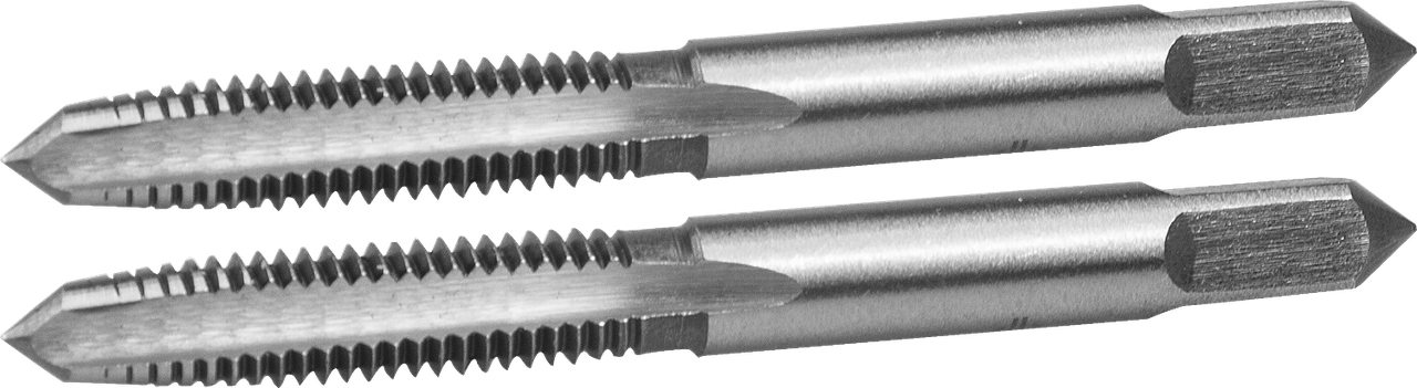 ЗУБР М6x1.0мм, комплект метчиков, сталь 9ХС, ручные, 4-28006-06-1.0-H2