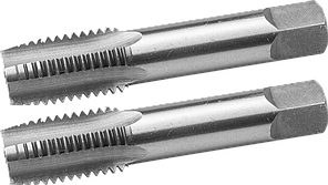 ЗУБР М10x1.0мм, комплект метчиков, сталь 9ХС, ручные, 4-28006-10-1.0-H2