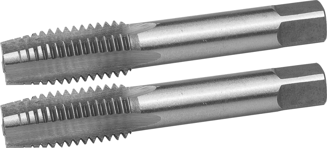 ЗУБР М14x1.5мм, комплект метчиков, сталь 9ХС, ручные, 4-28006-14-1.5-H2