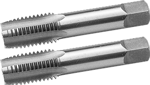 ЗУБР М16x1.5мм, комплект метчиков, сталь 9ХС, ручные, 4-28006-16-1.5-H2