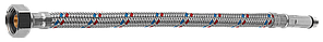 Подводка гибкая ЗУБР для воды, к смесителям, оплетка из нержавеющей стали, удлиненная, г/ш 0,3м