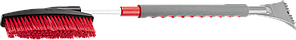 Щетка-сметка автомобильная ЗУБР "Мастер" для снега, телескопическая, поворотная, со скребком, 810-1060мм