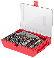 Гравер ЗУБР электрический с набором мини-насадок в кейсе, 176 предметов