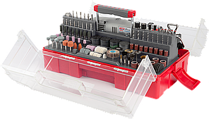 Гравер ЗУБР электрический с набором мини-насадок в кейсе, 242 предмета