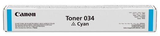 Canon 9453B001 Тонер-картридж TONER 034 CYAN голубой