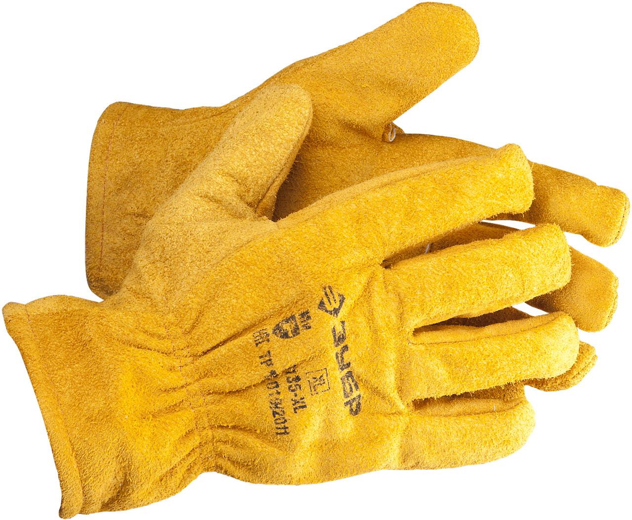 Перчатки ЗУБР "Мастер" кожаные рабочие, с подкладкой, XL - фото 1 - id-p85654306