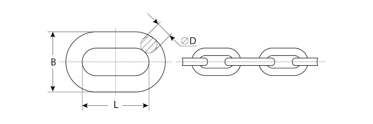 Цепь короткозвенная, DIN 766, оцинкованная сталь, d=3мм, L=120м, ЗУБР Профессионал - фото 3 - id-p85655373