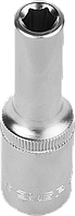 Головка торцовая ЗУБР "Мастер" (1/2"), удлиненная, Cr-V, FLANK, хроматированное покрытие, 8мм